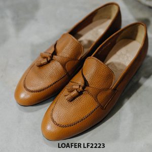 Giày da nam không buộc dây có chuông Tassel Loafer LF2223 001