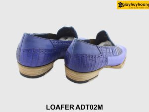 [Outlet size 40] Giày lười nam xanh coban Loafer ADT02M 004