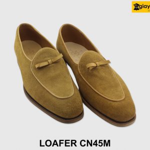 [Outlet 44] Giày lười nam da lộn màu vàng bò Loafer CN45M 003