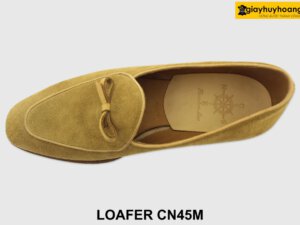 [Outlet 44] Giày lười nam da lộn màu vàng bò Loafer CN45M 002