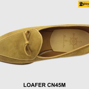 [Outlet 44] Giày lười nam da lộn màu vàng bò Loafer CN45M 002