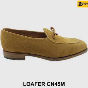 [Outlet 44] Giày lười nam da lộn màu vàng bò Loafer CN45M 001