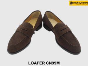 [Outlet 41] Giày lười nam da lộn hàng hiệu Loafer CN99M 004