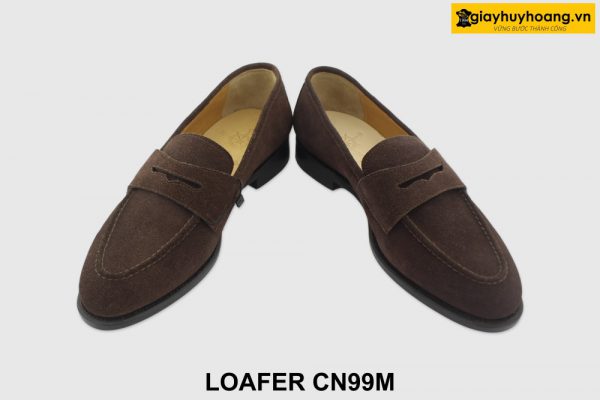 [Outlet 41] Giày lười nam da lộn hàng hiệu Loafer CN99M 004