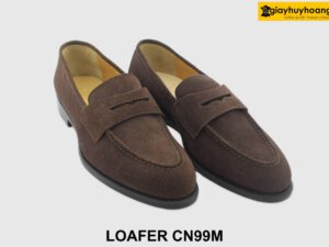[Outlet 41] Giày lười nam da lộn hàng hiệu Loafer CN99M 003