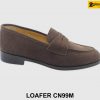 [Outlet 41] Giày lười nam da lộn hàng hiệu Loafer CN99M 001