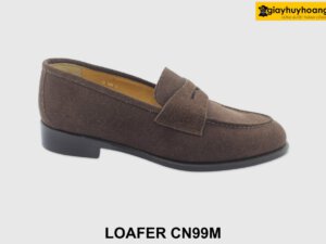 [Outlet 41] Giày lười nam da lộn hàng hiệu Loafer CN99M 001