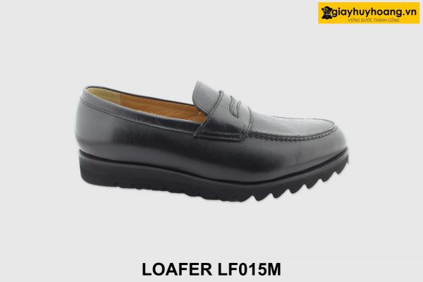 [Outlet size 42] Giày lười nam đế cao su chống trượt Loafer LF015M 001