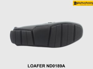 [Outlet size 43] Giày lười lái xe nam đen hột Loafer ND0189A 006