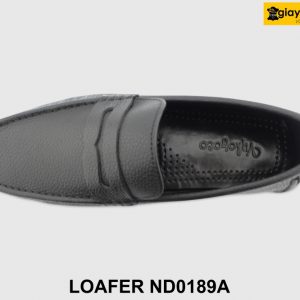[Outlet size 43] Giày lười lái xe nam đen hột Loafer ND0189A 002