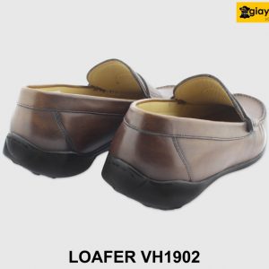 [Outlet 39+42] Giày lười nam đế bằng màu nâu Loafer VH1902N 005