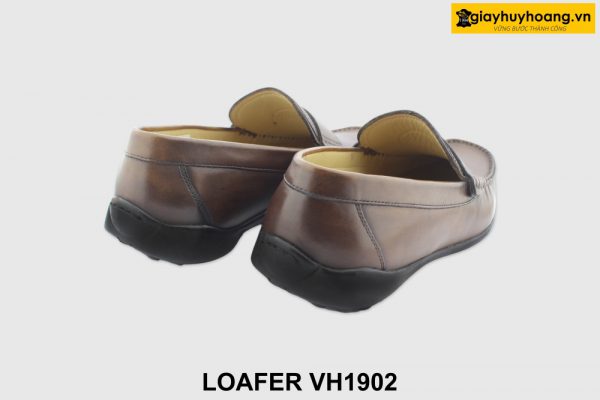 [Outlet 39+42] Giày lười nam đế bằng màu nâu Loafer VH1902N 005