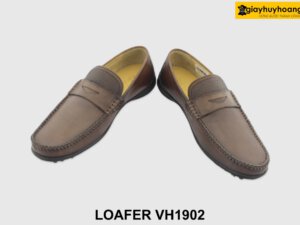 [Outlet 39+42] Giày lười nam đế bằng màu nâu Loafer VH1902N 004