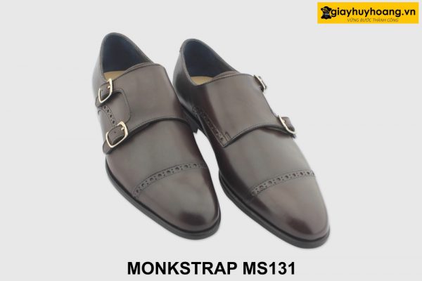 [Outlet] Giày da nam đẹp trẻ trung Monkstrap MS131 003