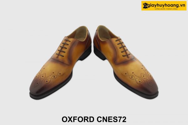[Outlet size 43] Giày da nam nhuộm màu patina Oxford CNS72 004