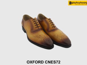 [Outlet size 43] Giày da nam nhuộm màu patina Oxford CNS72 003