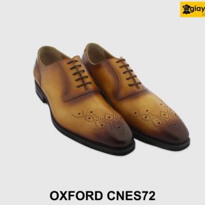 [Outlet size 43] Giày da nam nhuộm màu patina Oxford CNS72 003