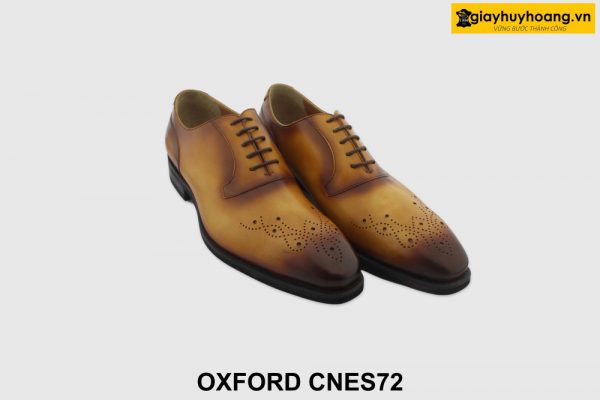 [Outlet size 43] Giày da nam nhuộm màu patina Oxford CNS72 003