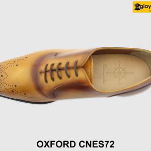 [Outlet size 43] Giày da nam nhuộm màu patina Oxford CNS72 002
