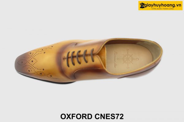 [Outlet size 43] Giày da nam nhuộm màu patina Oxford CNS72 002