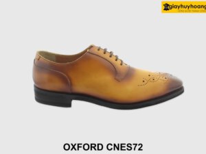 [Outlet size 43] Giày da nam nhuộm màu patina Oxford CNS72 001