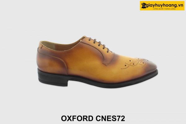 [Outlet size 43] Giày da nam nhuộm màu patina Oxford CNS72 001