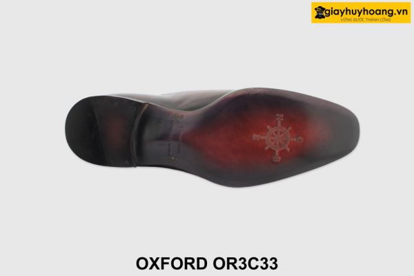 [Outlet size 39.40] Giày da nam Wholecut Brogues Oxford OR3C33 006