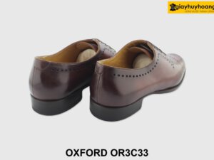 [Outlet size 39.40] Giày da nam Wholecut Brogues Oxford OR3C33 005