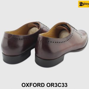 [Outlet size 39.40] Giày da nam Wholecut Brogues Oxford OR3C33 005