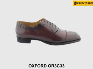 [Outlet size 39.40] Giày da nam Wholecut Brogues Oxford OR3C33 001