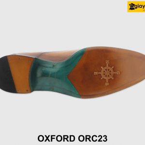 [Outlet size 38.39.40] Giày tây nam vàng bò Oxford ORC23 006