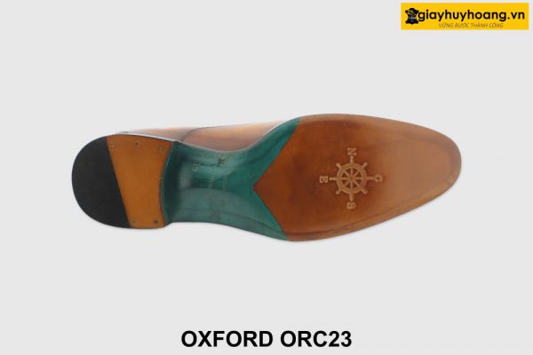 [Outlet size 38.39.40] Giày tây nam vàng bò Oxford ORC23 006