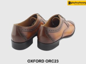 [Outlet size 38.39.40] Giày tây nam vàng bò Oxford ORC23 005
