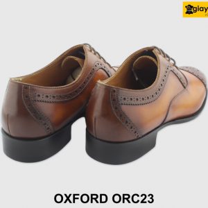 [Outlet size 38.39.40] Giày tây nam vàng bò Oxford ORC23 005