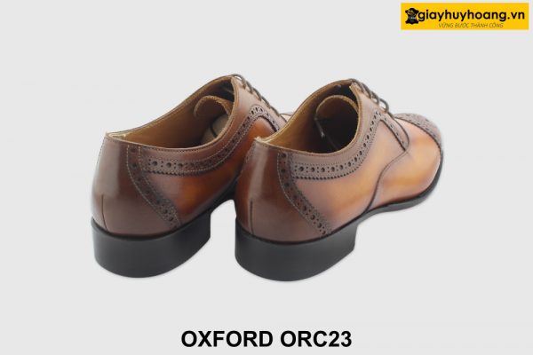 [Outlet size 38.39.40] Giày tây nam vàng bò Oxford ORC23 005