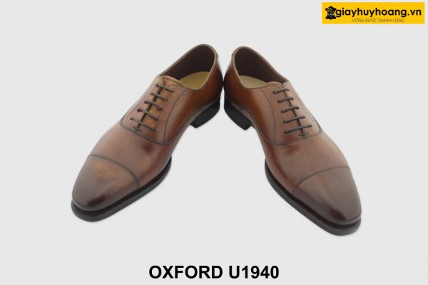 [Outlet size 38.39] Giày da nam đế da bò Goodyear Oxford U1940 005