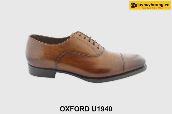 [Outlet size 38.39] Giày da nam đế da bò Goodyear Oxford U1940 001