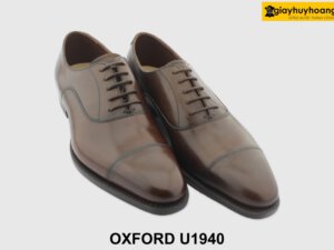 Giày da nam oxford u1940 màu nâu