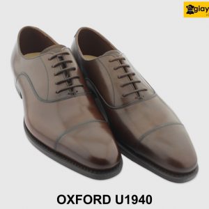 Giày da nam oxford u1940 màu nâu