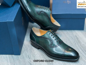 Giày tây nam công sở màu xanh lam Oxford O2349 005