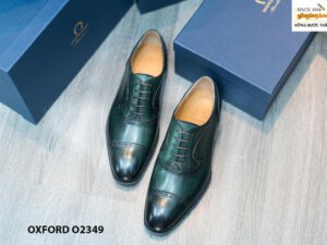 Giày tây nam công sở màu xanh lam Oxford O2349 001