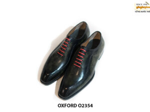 Giày da nam mẫu đẹp đế khâu chỉ Oxford O2354 001
