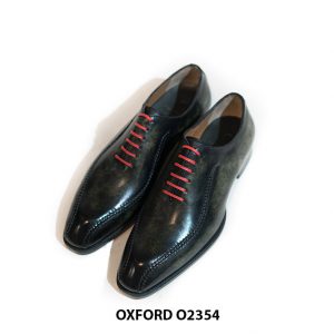 Giày da nam mẫu đẹp đế khâu chỉ Oxford O2354 001
