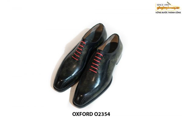 Giày da nam mẫu đẹp đế khâu chỉ Oxford O2354 001