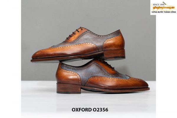 Giày da nam đóng thủ công Oxford O2356 004