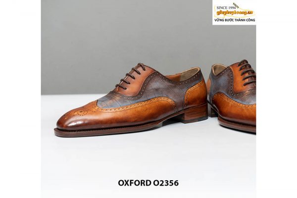 Giày da nam đóng thủ công Oxford O2356 002