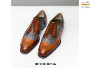 Giày da nam đóng thủ công Oxford O2356 001