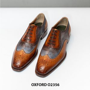 Giày da nam đóng thủ công Oxford O2356 001