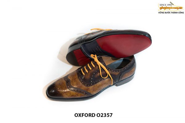 Giày da nam hàng hiệu thời trang Oxford O2357 002