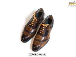 Giày da nam hàng hiệu thời trang Oxford O2357 001